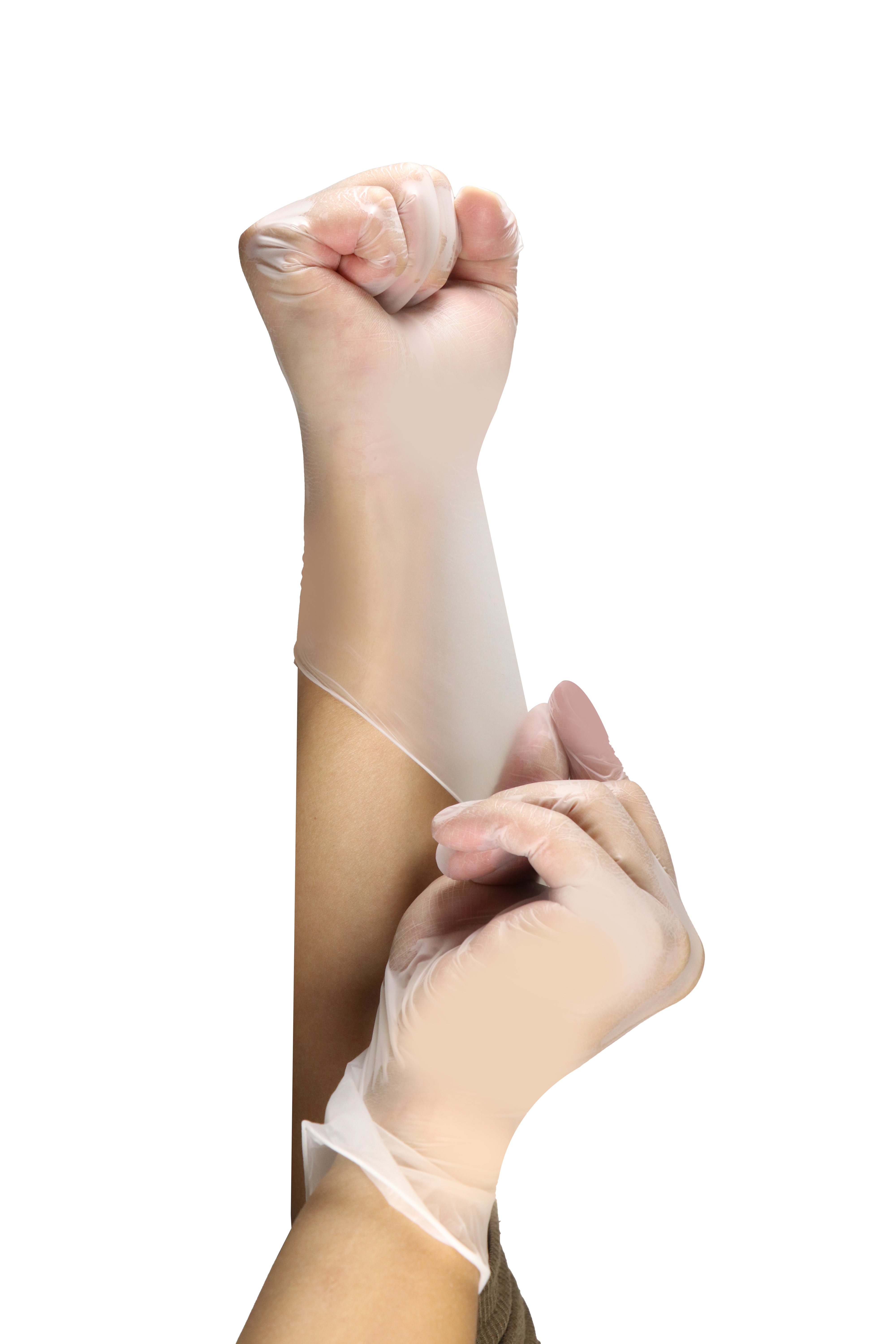 Clear Vinyl gloves