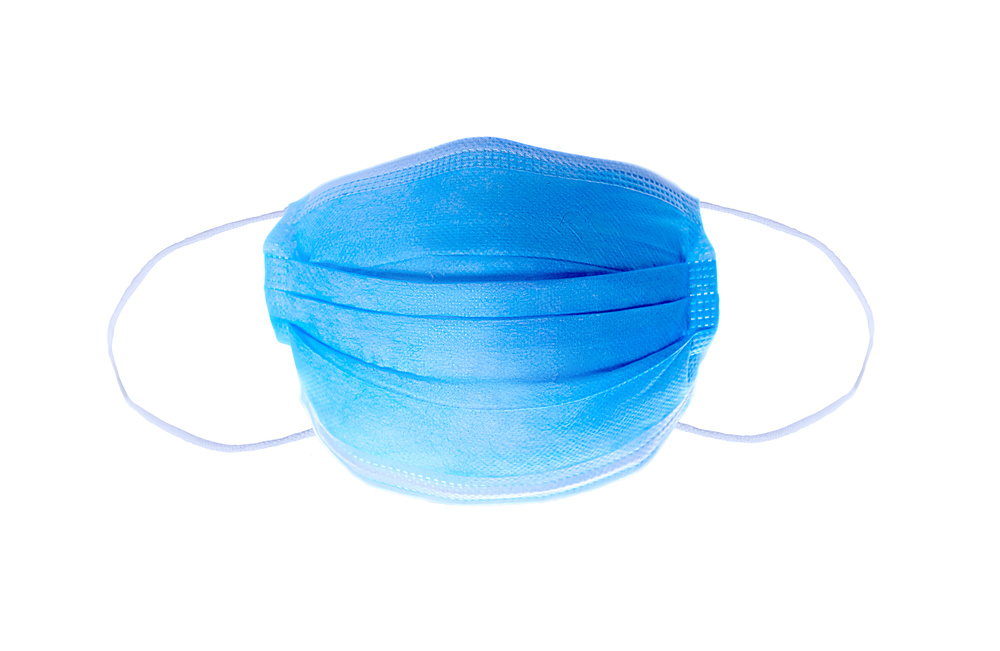 Blue face masks