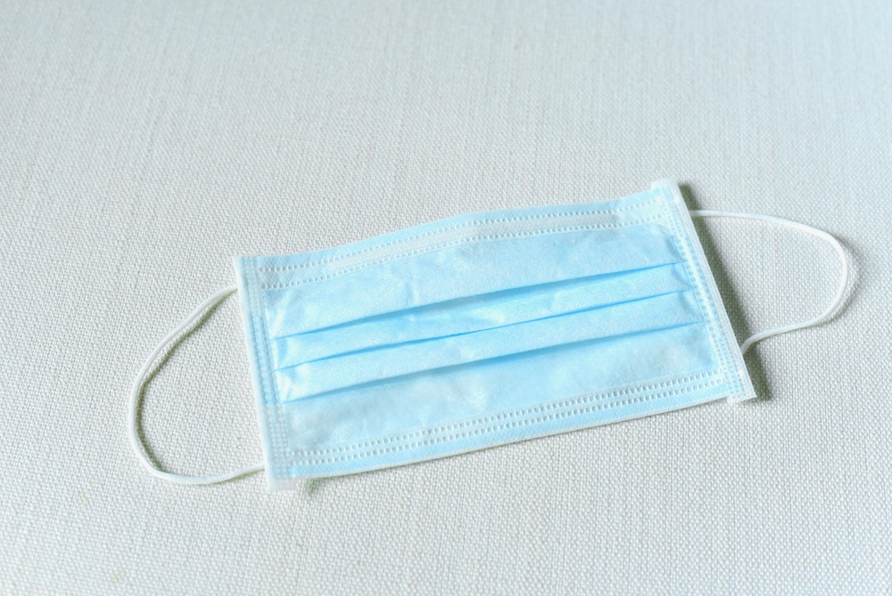Blue face masks