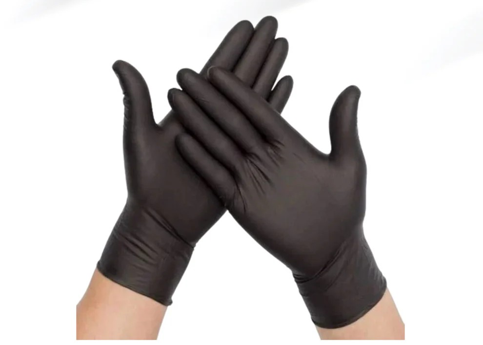 AdvanCare Nitrile Examination Gloves- Black
